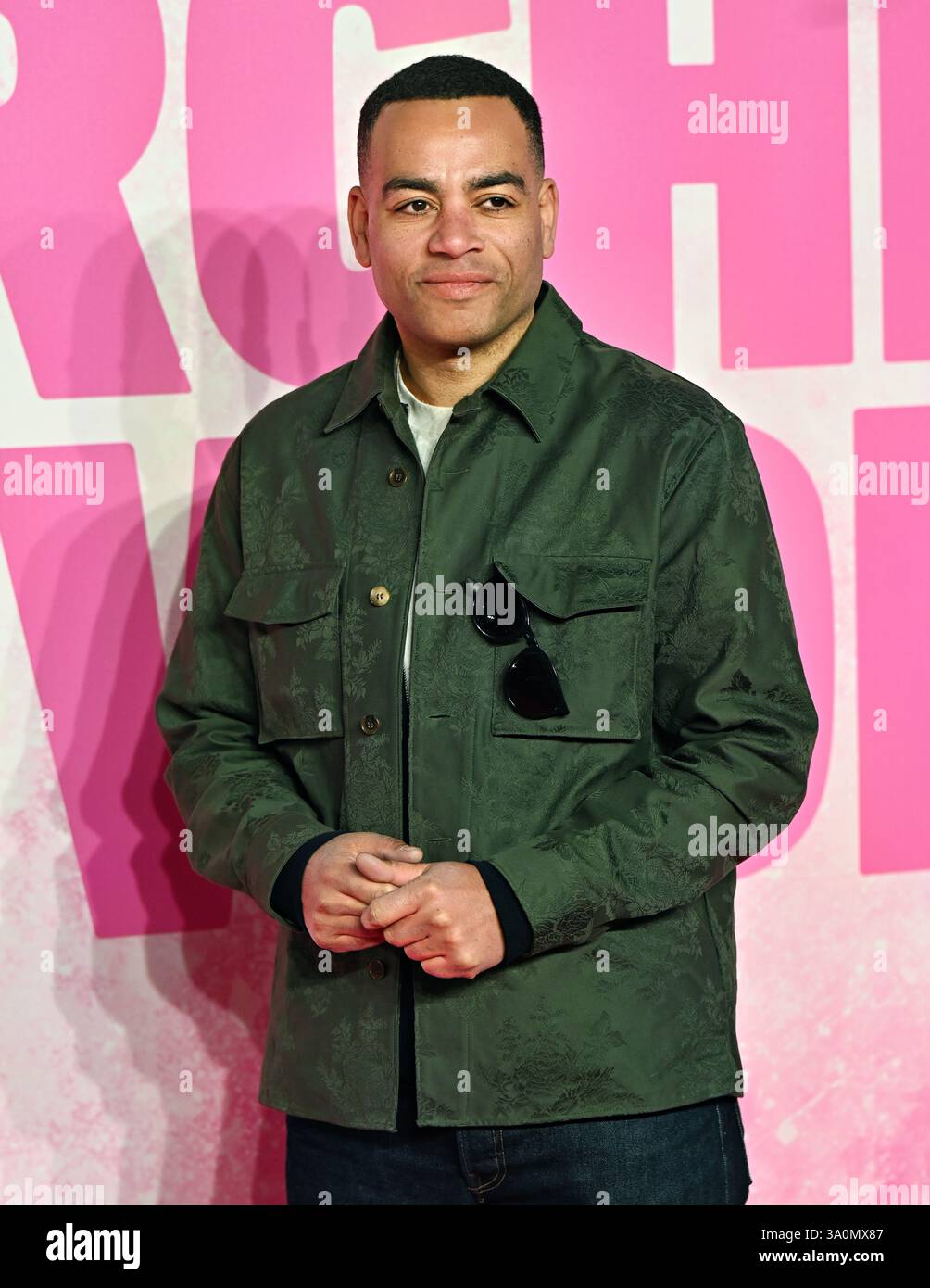 LONDON, ENGLAND – 4. MÄRZ: Ben Bailey Smith nimmt am 4. März 2025 in London an der Marching Powder World Premiere auf dem Cineworld Leicester Square Teil. (Foto von 李世惠/siehe Li/Picture Capital) Credit: Siehe Li/Picture Capital/Alamy Live News Stockfoto