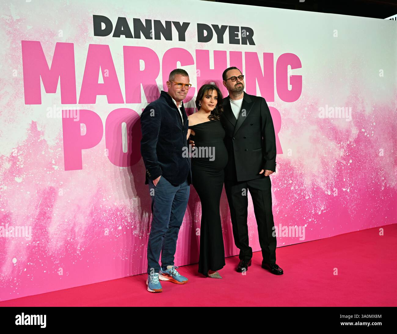 LONDON, ENGLAND: Danny Dyer, Stephanie Leonidas, nimmt am 4. März 2025 am Cineworld Leicester Square in London Teil. (Foto von 李世惠/siehe Li/Picture Capital) Credit: Siehe Li/Picture Capital/Alamy Live News Stockfoto