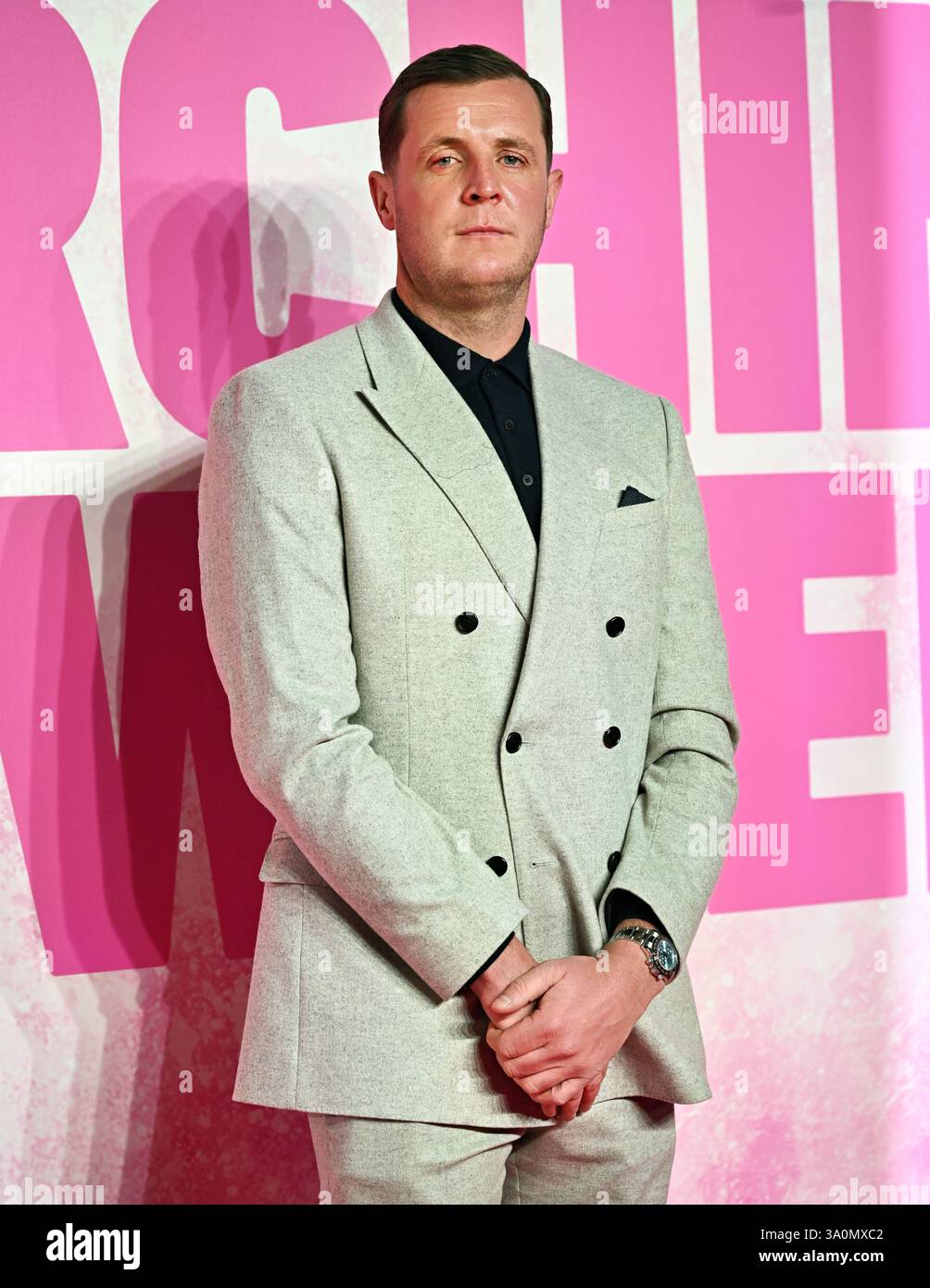 LONDON, ENGLAND: Joe Jackson nimmt am 4. MÄRZ 2025 am Cineworld Leicester Square in London Teil. (Foto von 李世惠/siehe Li/Picture Capital) Credit: Siehe Li/Picture Capital/Alamy Live News Stockfoto