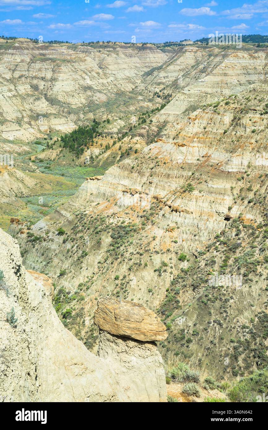 Badlands in der oberen Missouri River Breaks National Monument in der Nähe von Winifred, montana Stockfoto