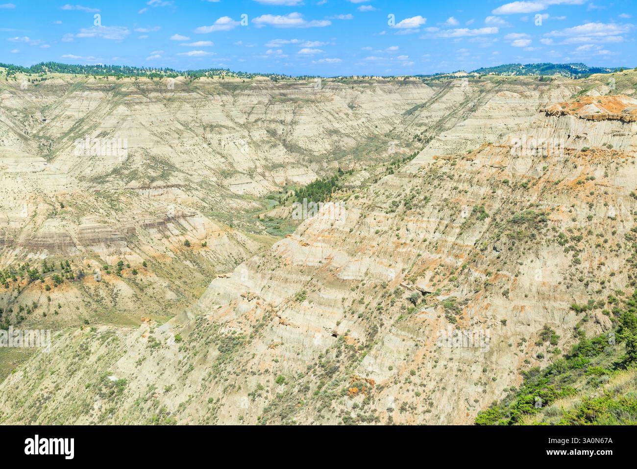 Badlands in der oberen Missouri River Breaks National Monument in der Nähe von Winifred, montana Stockfoto