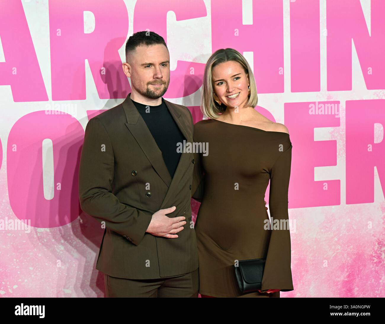 LONDON, ENGLAND: Danny-Boy Hatchard und Kerry Scouler nehmen am 4. März 2025 am Cineworld Leicester Square in London Teil. (Foto von 李世惠/siehe Li/Picture Capital) Credit: Siehe Li/Picture Capital/Alamy Live News Stockfoto