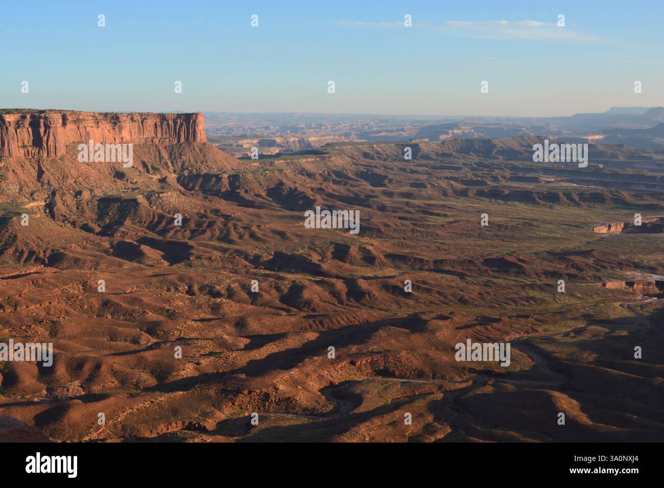 Sonnenuntergang im Canyonlands National Park Utah Stockfoto
