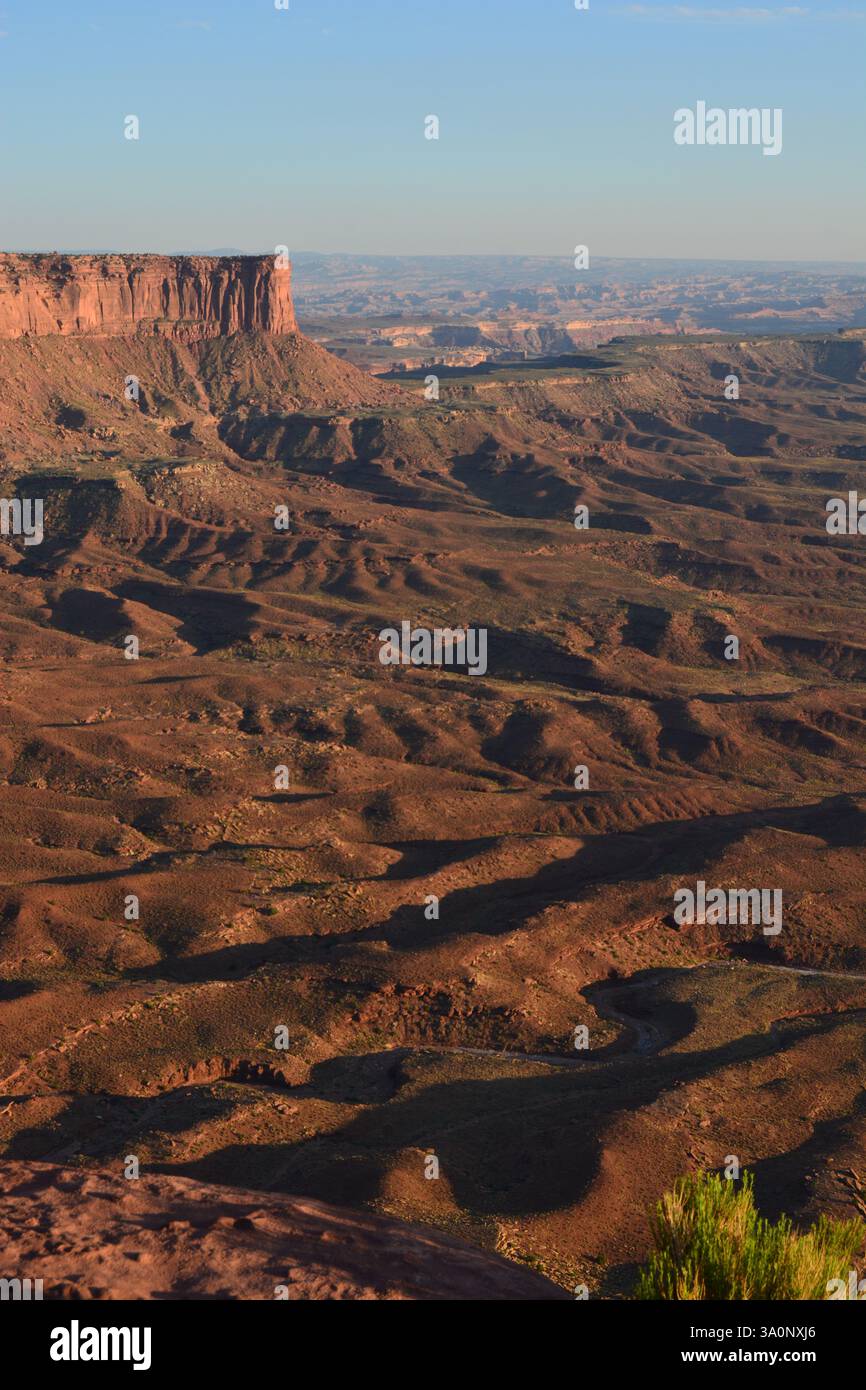 Sonnenuntergang im Canyonlands National Park Utah Stockfoto