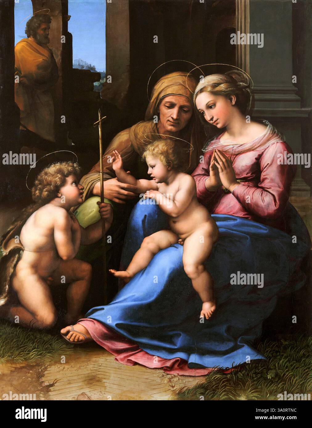 Werke der Madonna del Divino Amore in Turin in der Pinacoteca Agnelli Neapel, Capodimonte Museum, Farnese Sammlung von Raffaello Stockfoto
