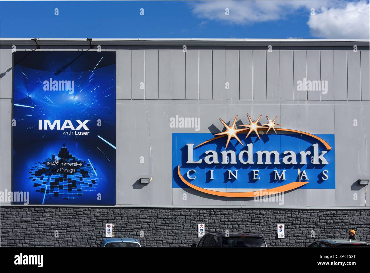 Ottawa: Landmark Cinema of Canada Inc. Ist eine kanadische Kinokette, die 36 Kinos betreibt. Es ist die zweitgrößte Kinokette Kanadas Stockfoto