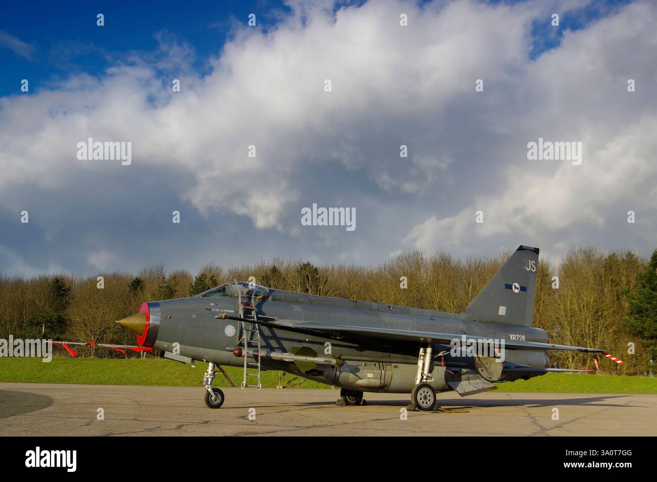 Englisch Electric, Lightning, F6, Bruntingthorpe, England, Vereinigtes Königreich. Stockfoto