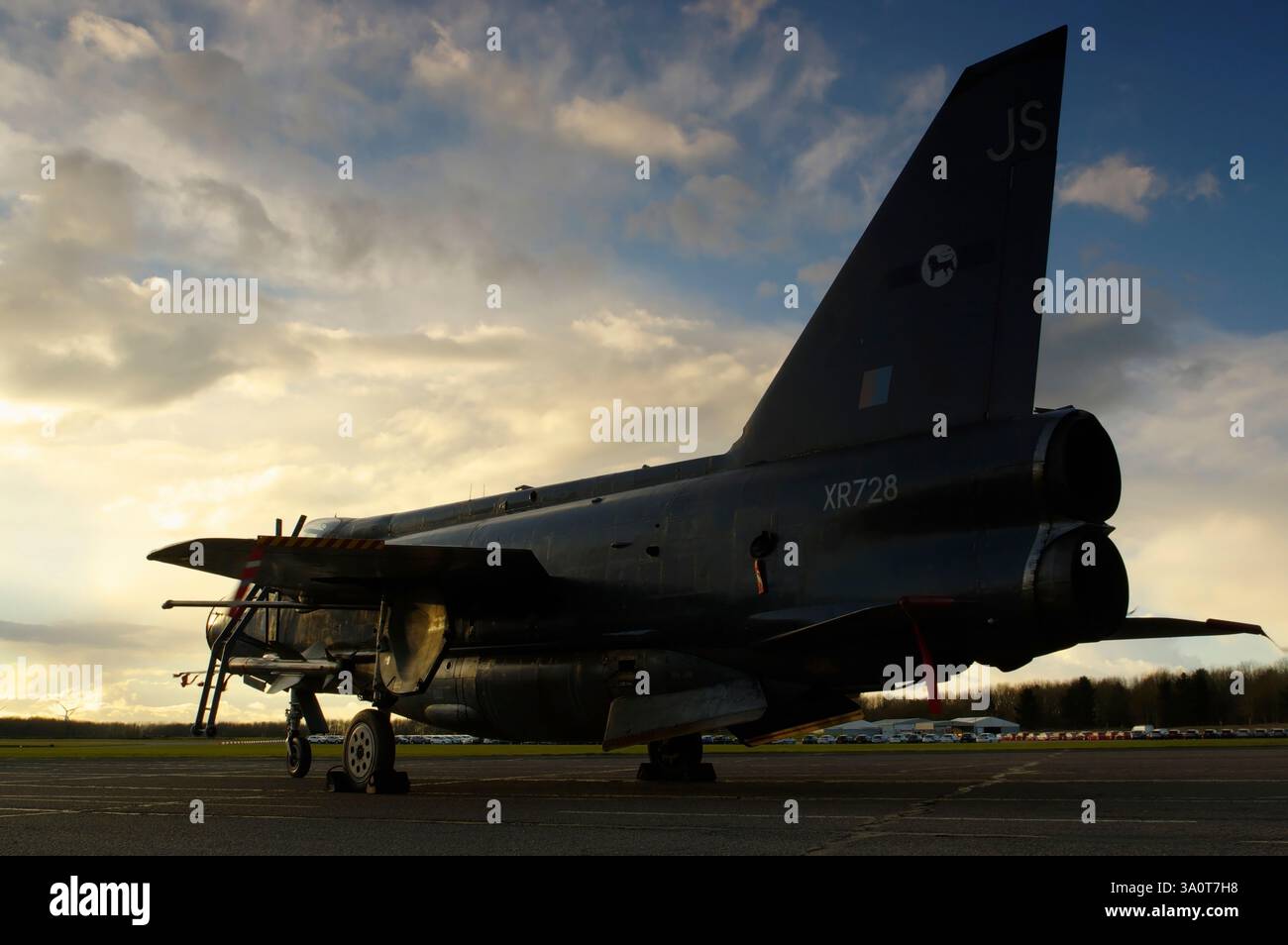 Englisch Electric, Lightning, F6, Bruntingthorpe, England, Vereinigtes Königreich. Stockfoto