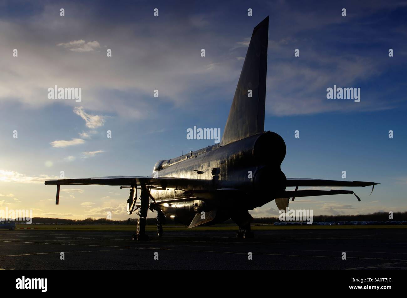 Englisch Electric, Lightning, F6, Bruntingthorpe, England, Vereinigtes Königreich. Stockfoto