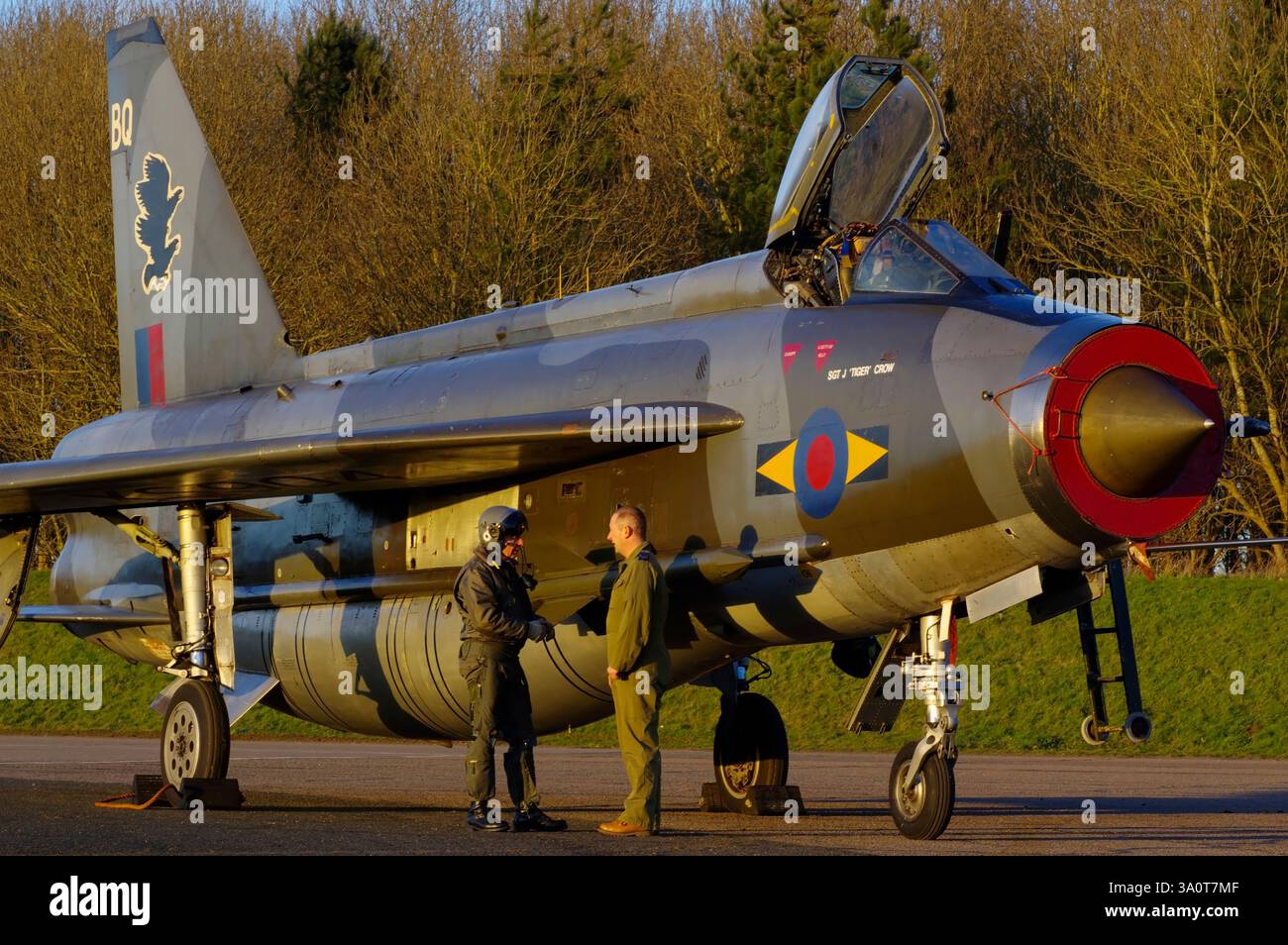 Englisch Electric, Lightning, F6, Bruntingthorpe, England, Vereinigtes Königreich. Stockfoto