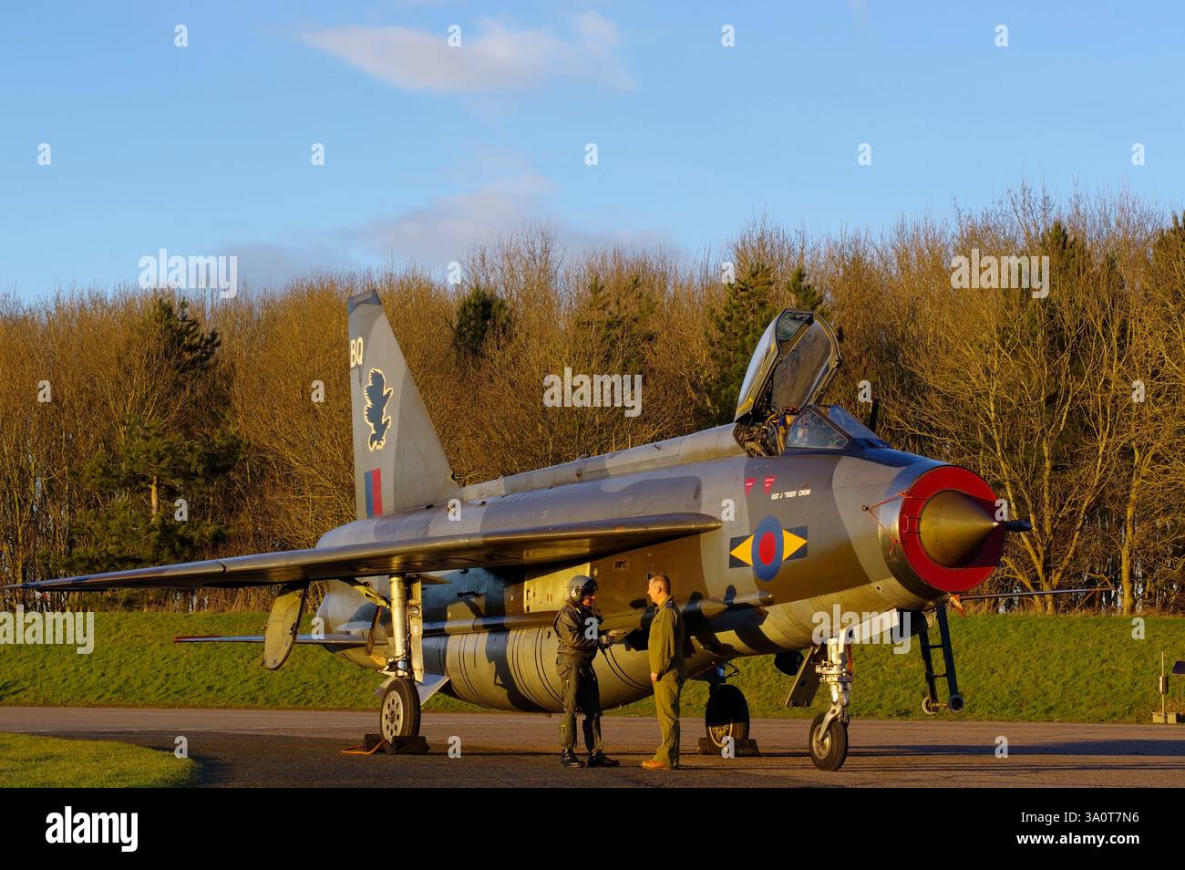Englisch Electric, Lightning, F6, Bruntingthorpe, England, Vereinigtes Königreich. Stockfoto