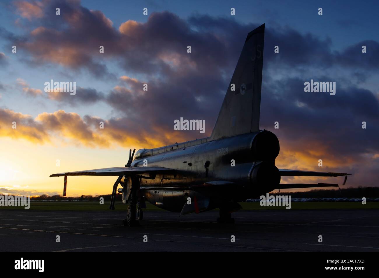 Englisch Electric, Lightning, F6, Bruntingthorpe, England, Vereinigtes Königreich. Stockfoto