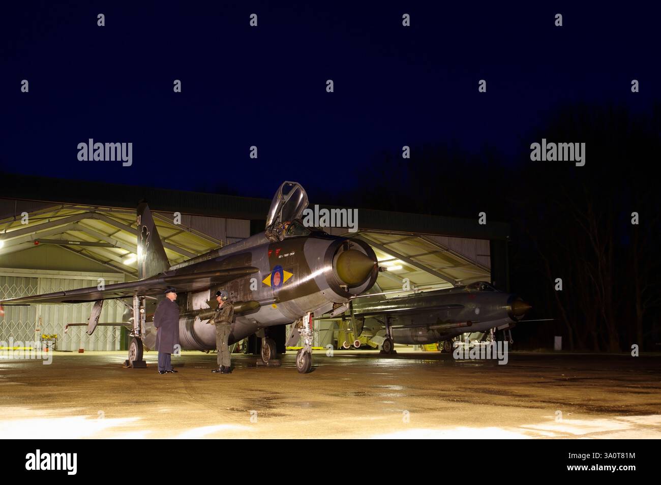 Englisch Electric, Lightning, F6, Bruntingthorpe, England, Vereinigtes Königreich. Stockfoto