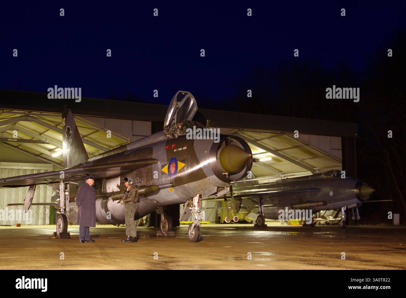 Englisch Electric, Lightning, F6, Bruntingthorpe, England, Vereinigtes Königreich. Stockfoto