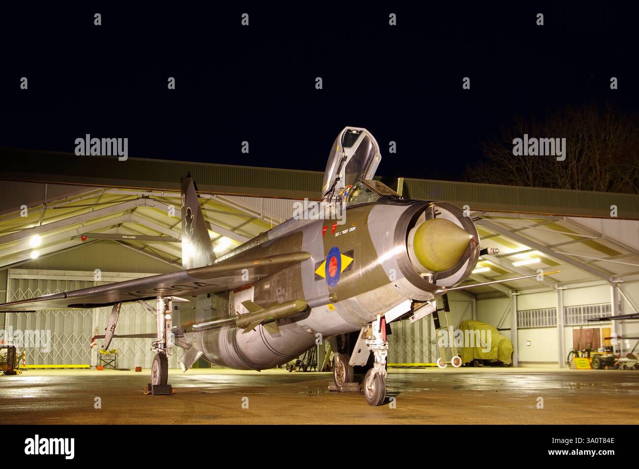 Englisch Electric, Lightning, F6, Bruntingthorpe, England, Vereinigtes Königreich. Stockfoto