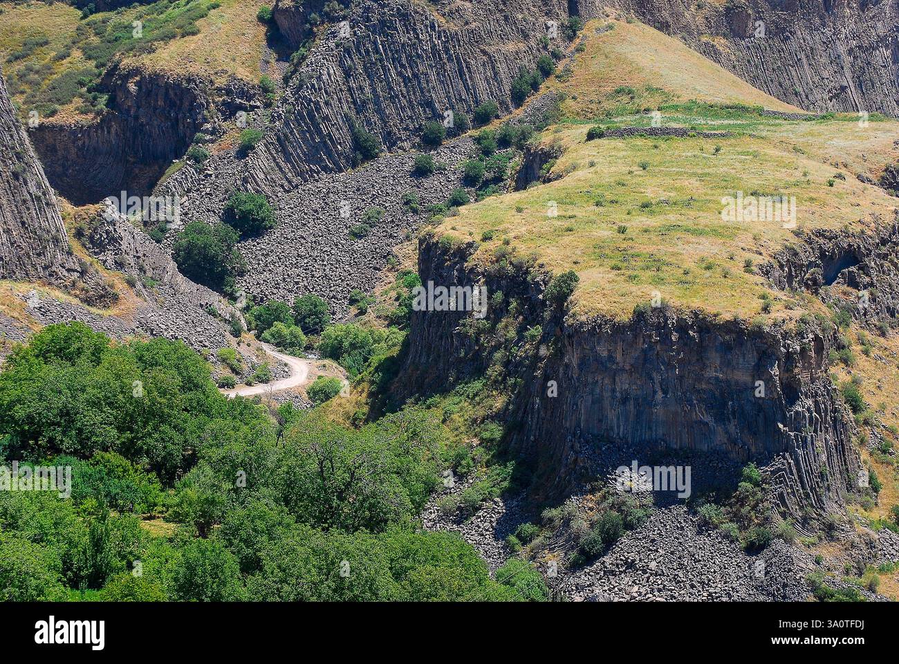 Armenien Garni Canyon Stockfoto