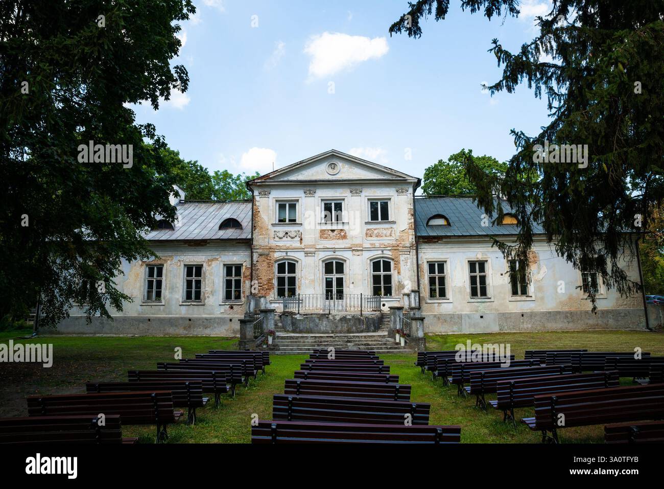 Dębinki, Gmina Zabrodzie, im Kreis Wyszków, Woiwodschaft Masowien, im Osten Zentralpolens Stockfoto
