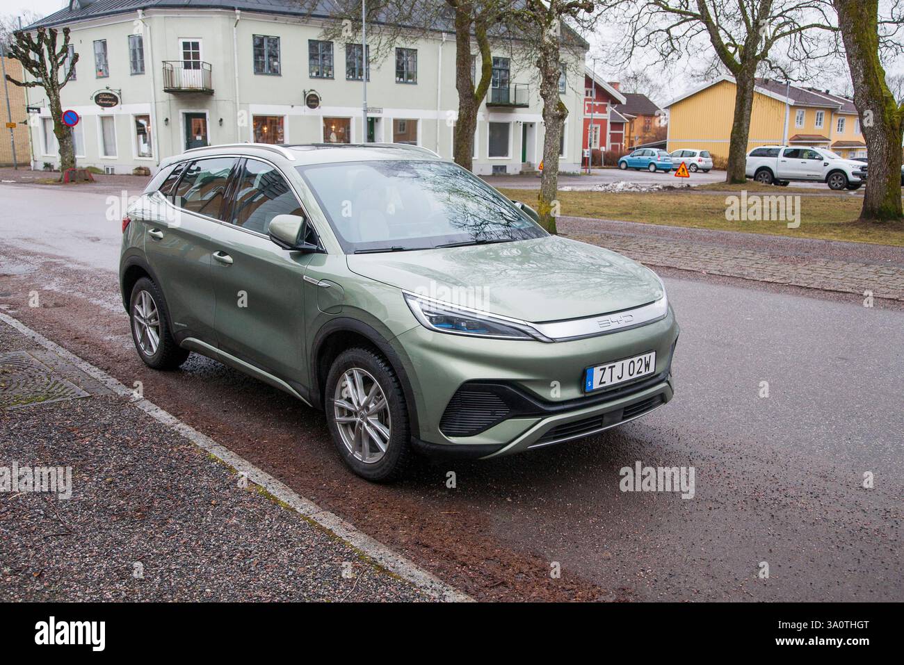 BYD neues chinesisches Fahrzeugmodell auf dem Markt in Europa Stockfoto