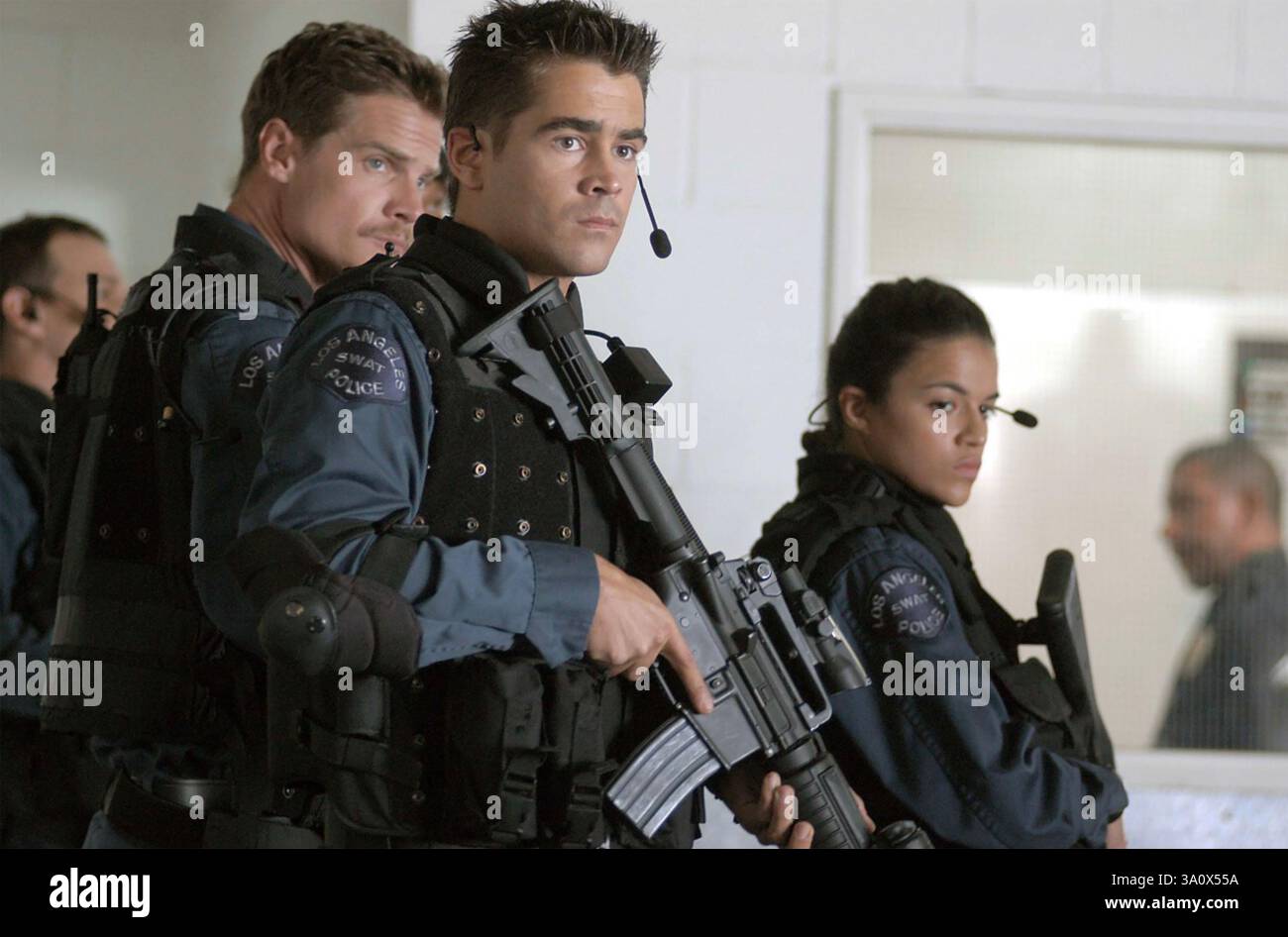 S.W.A.T 2003 Sony Pictures veröffentlicht Film mit Colin Farrell und Michelle Rodriguez Stockfoto