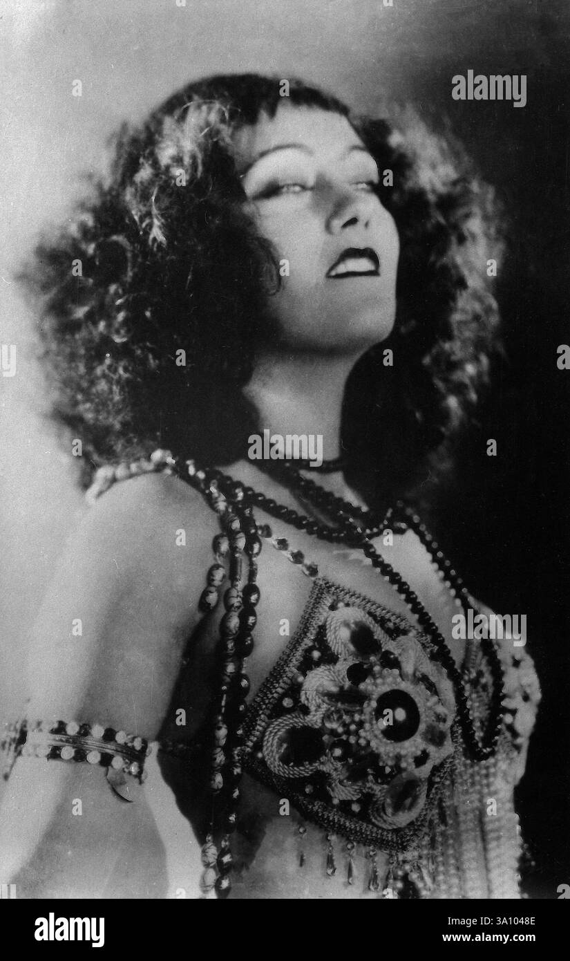 Die US-amerikanische Schauspielerin Gloria Swanson im Film Stage Struck, USA 1925 Stockfoto