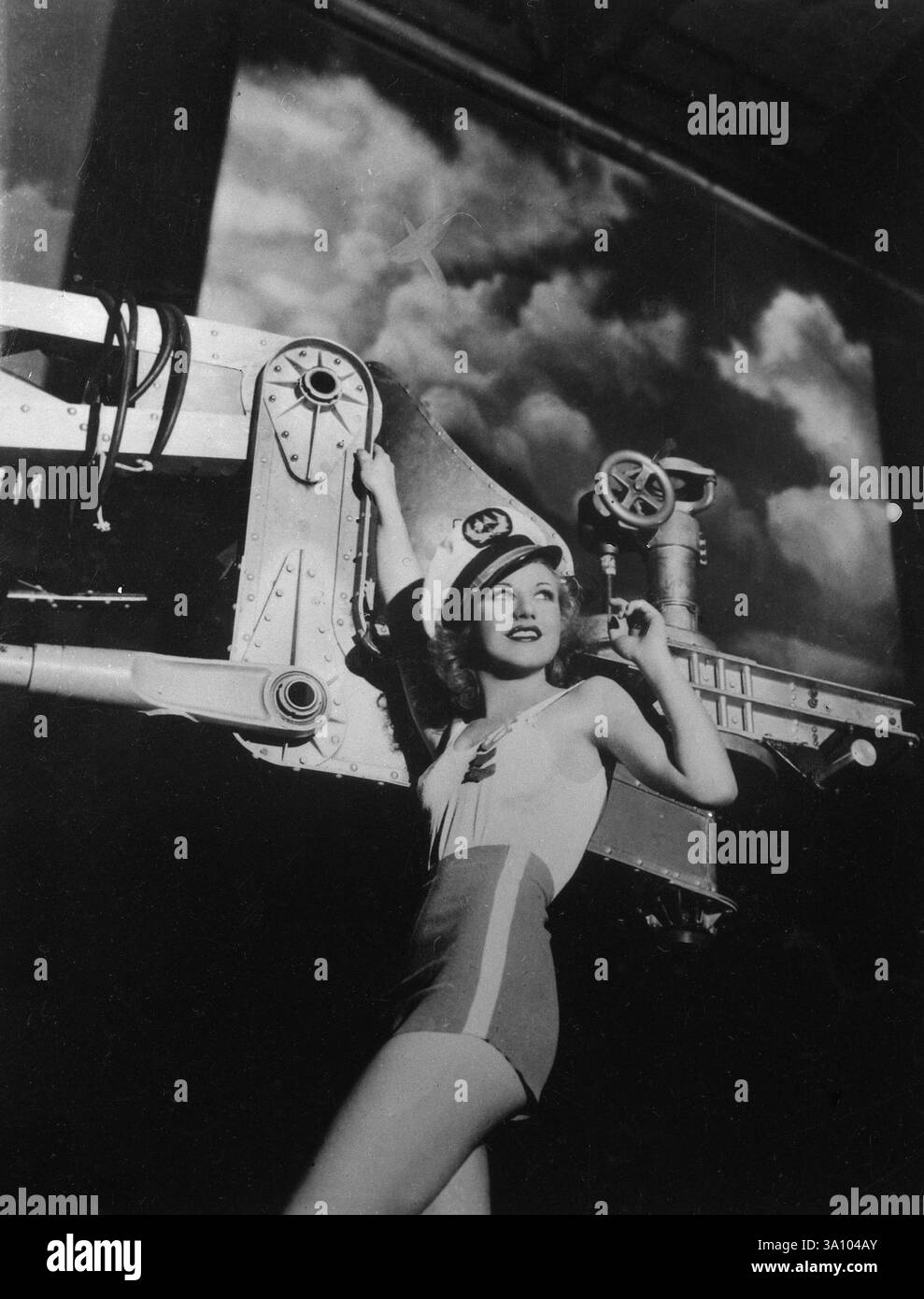 Die US-amerikanische Schauspielerin Ginger Rogers im Film Upper World, USA 1934 Stockfoto