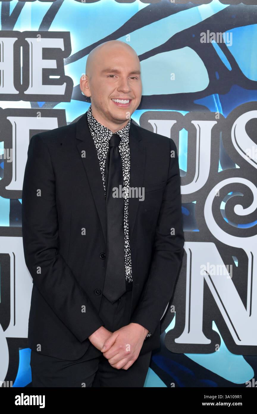 Los Angeles, USA. März 2025. Los Angeles, CA. 02MAR2025: Trixie Mattel bei HBO's The Righteous Gemstones Final Staffel Premiere in den Parmount Studios. Bildnachweis: Paul Smith/Alamy Live News Stockfoto