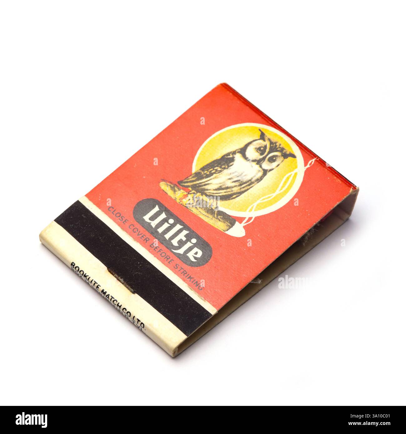 Uiltje Zigarren Vintage Streichholzbuch Stockfoto