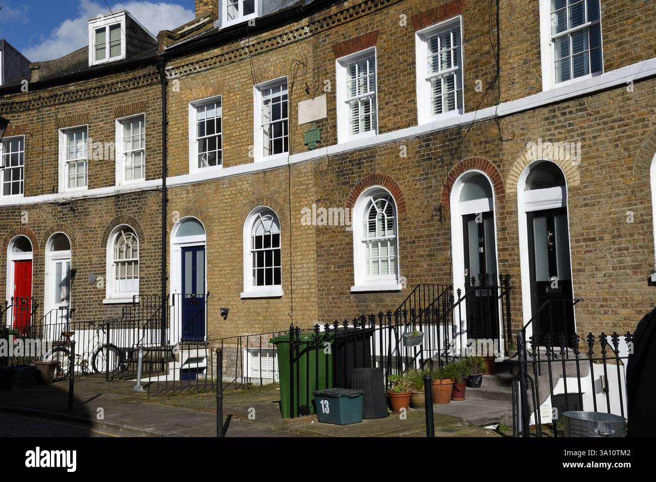 Keystone Crescent, Islington, London, Vereinigtes Königreich Stockfoto