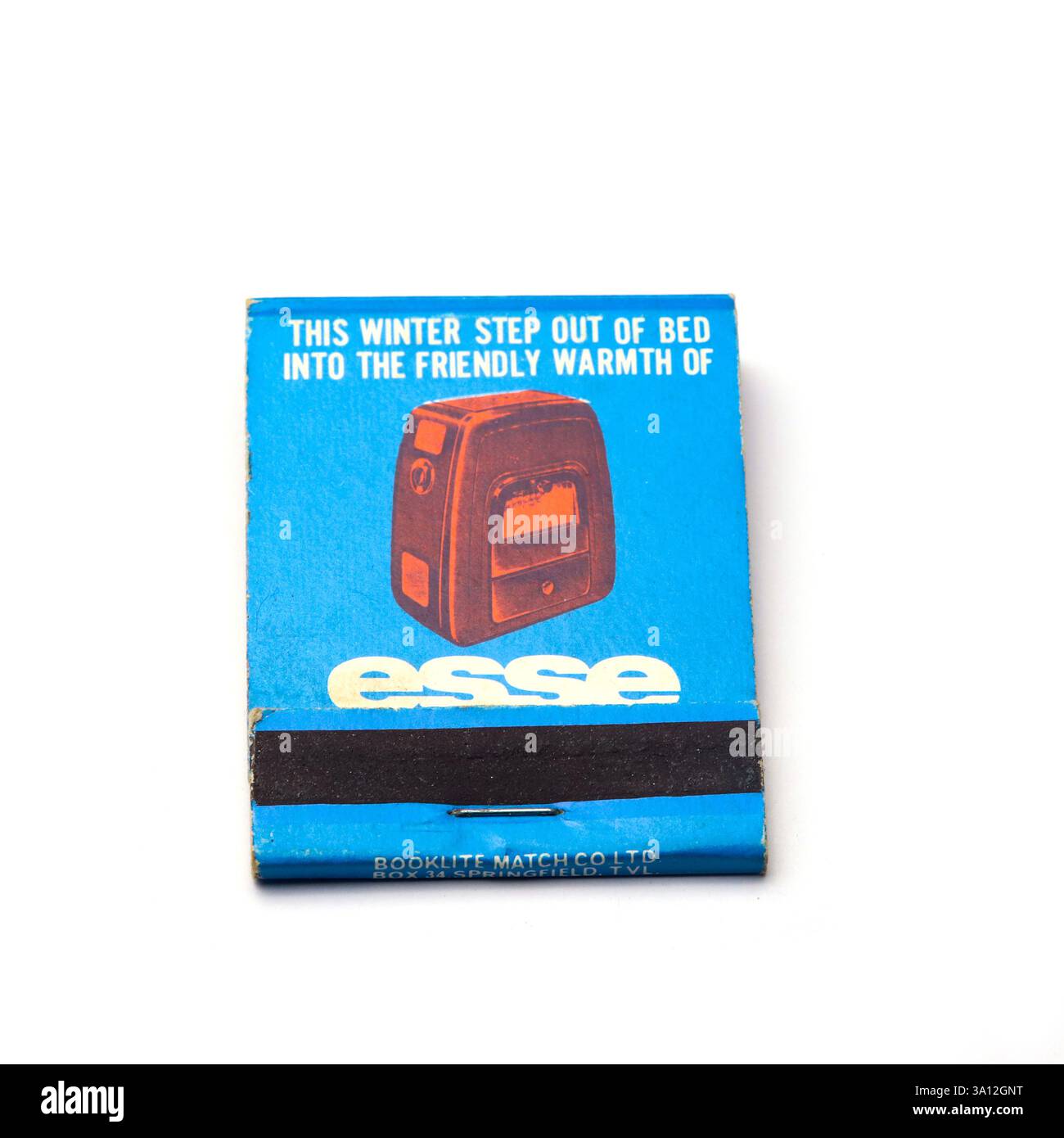 Vintage Streichholzbuch Stockfoto