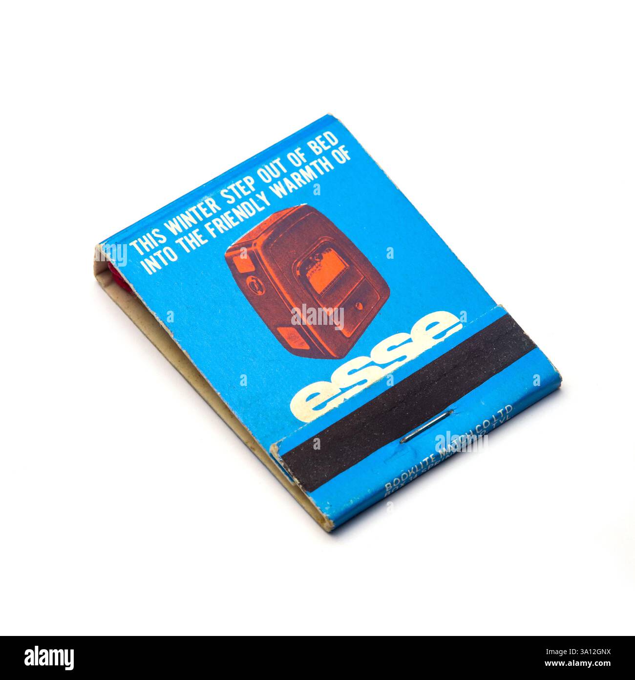 Vintage Streichholzbuch Stockfoto