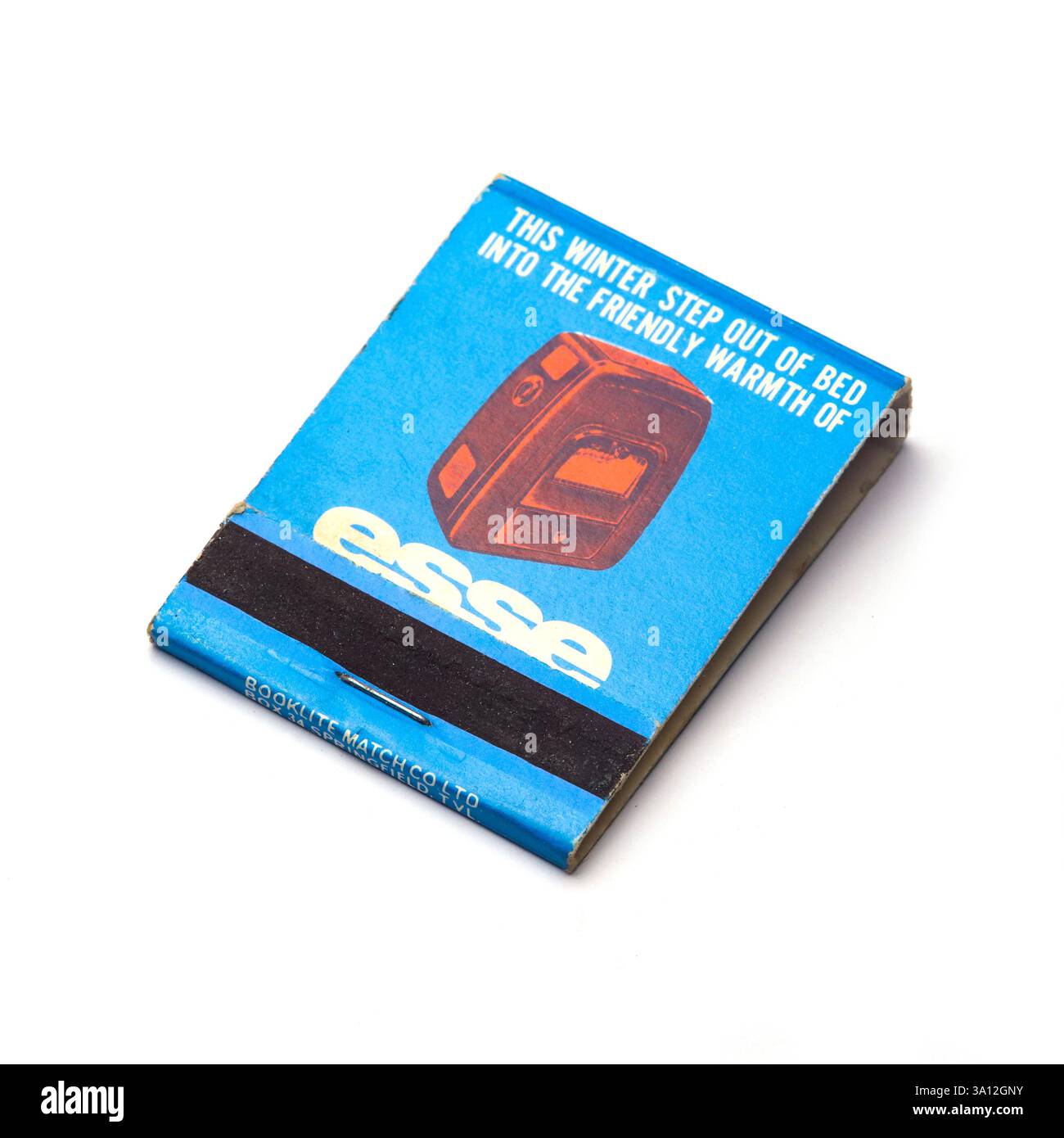 Vintage Streichholzbuch Stockfoto