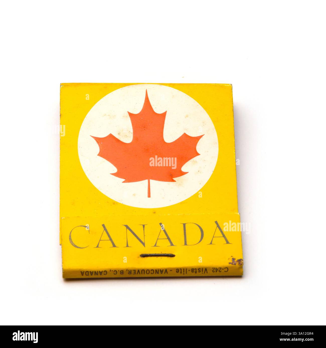 Vintage Streichholzbuch Stockfoto