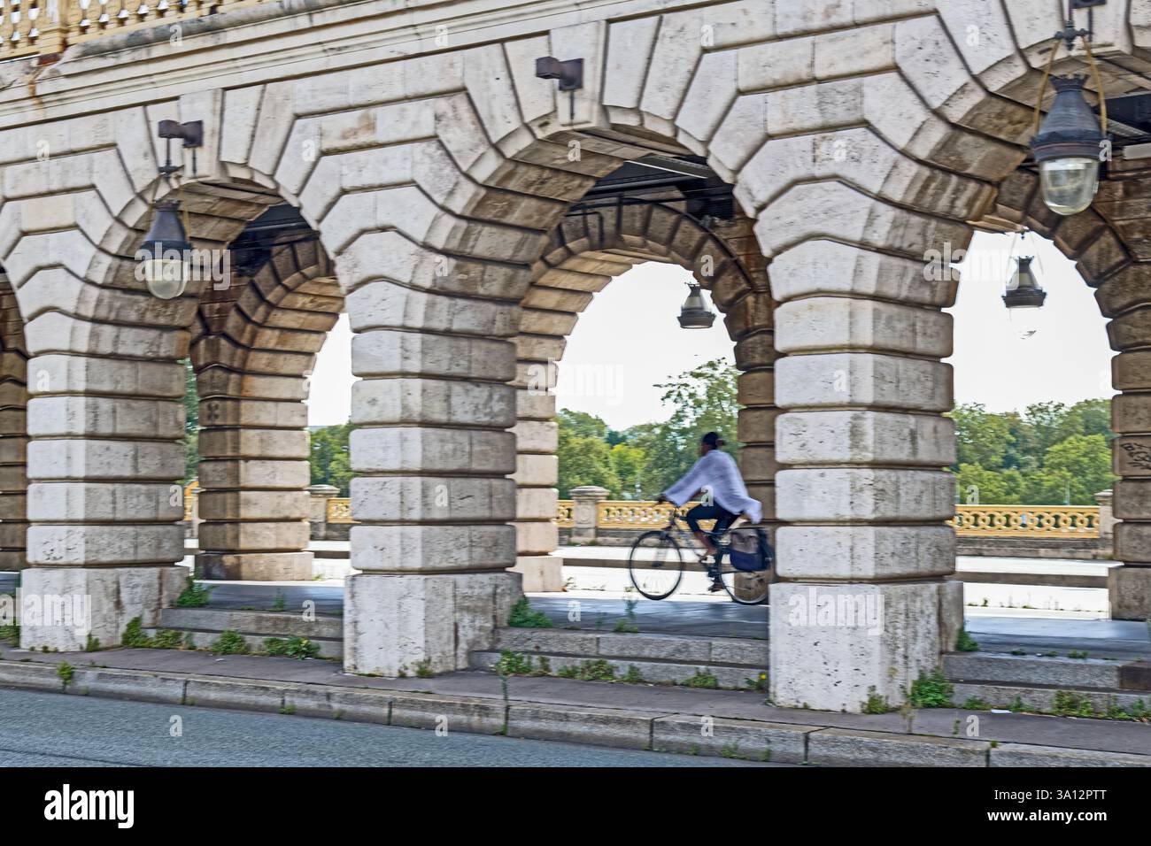Paris - Bercy Brücke Stockfoto