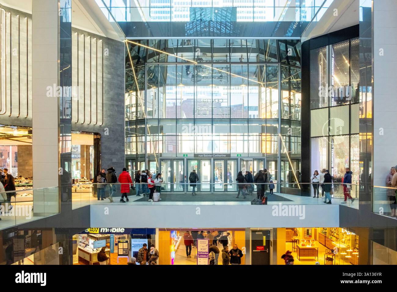 Kanada, Provinz Québec, Montreal, Stadtzentrum, unterirdische Stadt, das Eaton Einkaufszentrum Stockfoto