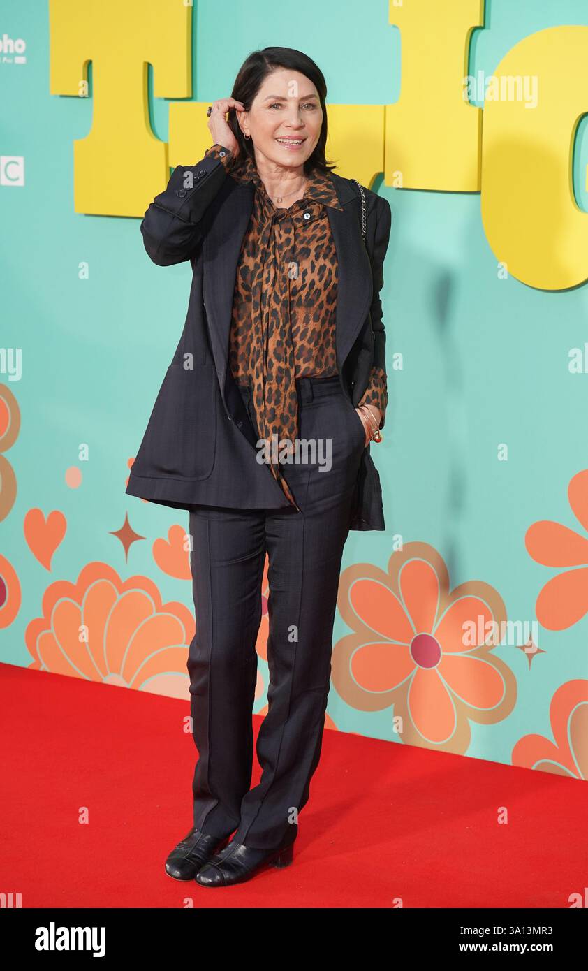 Sadie Frost kommt zu einer Prominenz-Vorführung für Twiggy im Vue West End in London. Bilddatum: Donnerstag, 6. März 2025. Stockfoto