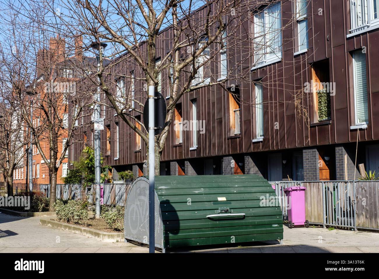 Claredale Street Housing Project, East London, UK Stockfoto