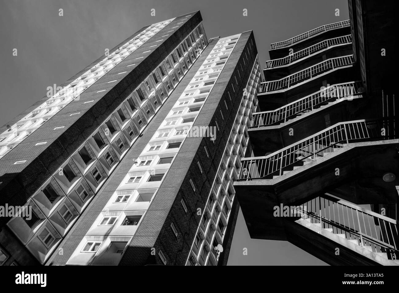 Petticoat Tower, Middlesex Street Housing Estate, London E1, UK Stockfoto