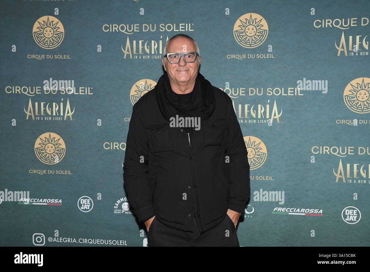 Rom, Italien. März 2025. Rom, Grand Chapiteau Tor Di Quinto Premiere 'Allegria Cirque du Soleil', auf dem Foto: Giorgio Panariello Credit: Independent Photo Agency/Alamy Live News Stockfoto
