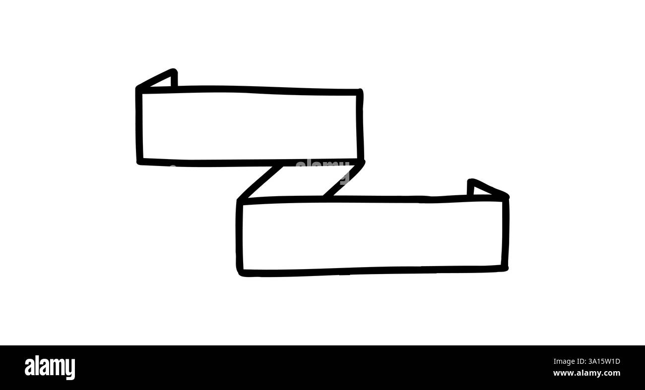 Doodle Bullet Journaletiketten. Handgezeichnete Milchelemente. Vektorgrafik Stock Vektor