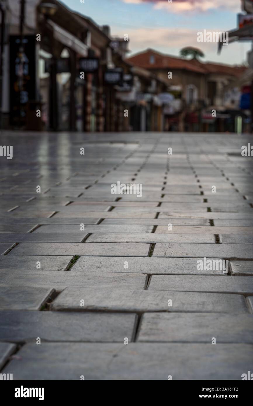 Timewear Stones – Market Street Perspektive Stockfoto