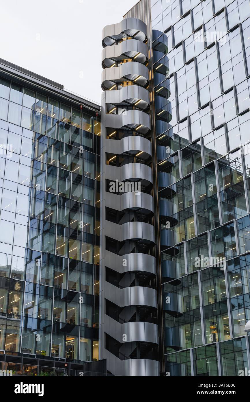 Bürogebäude in der Stadt Stockfoto
