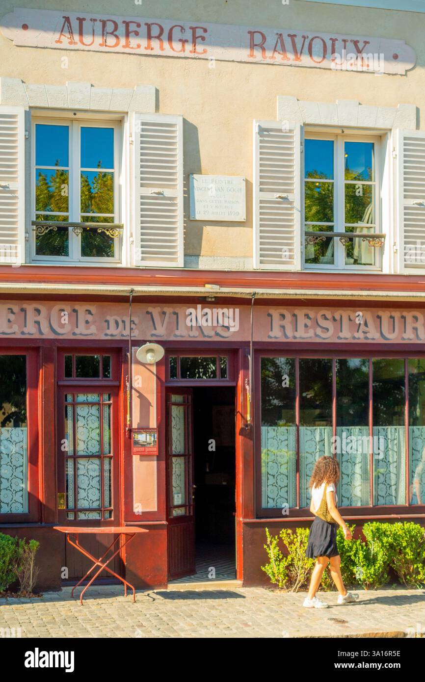 Frankreich, Val d'Oise, Auvers sur Oise, das Ravoux Inn Stockfoto