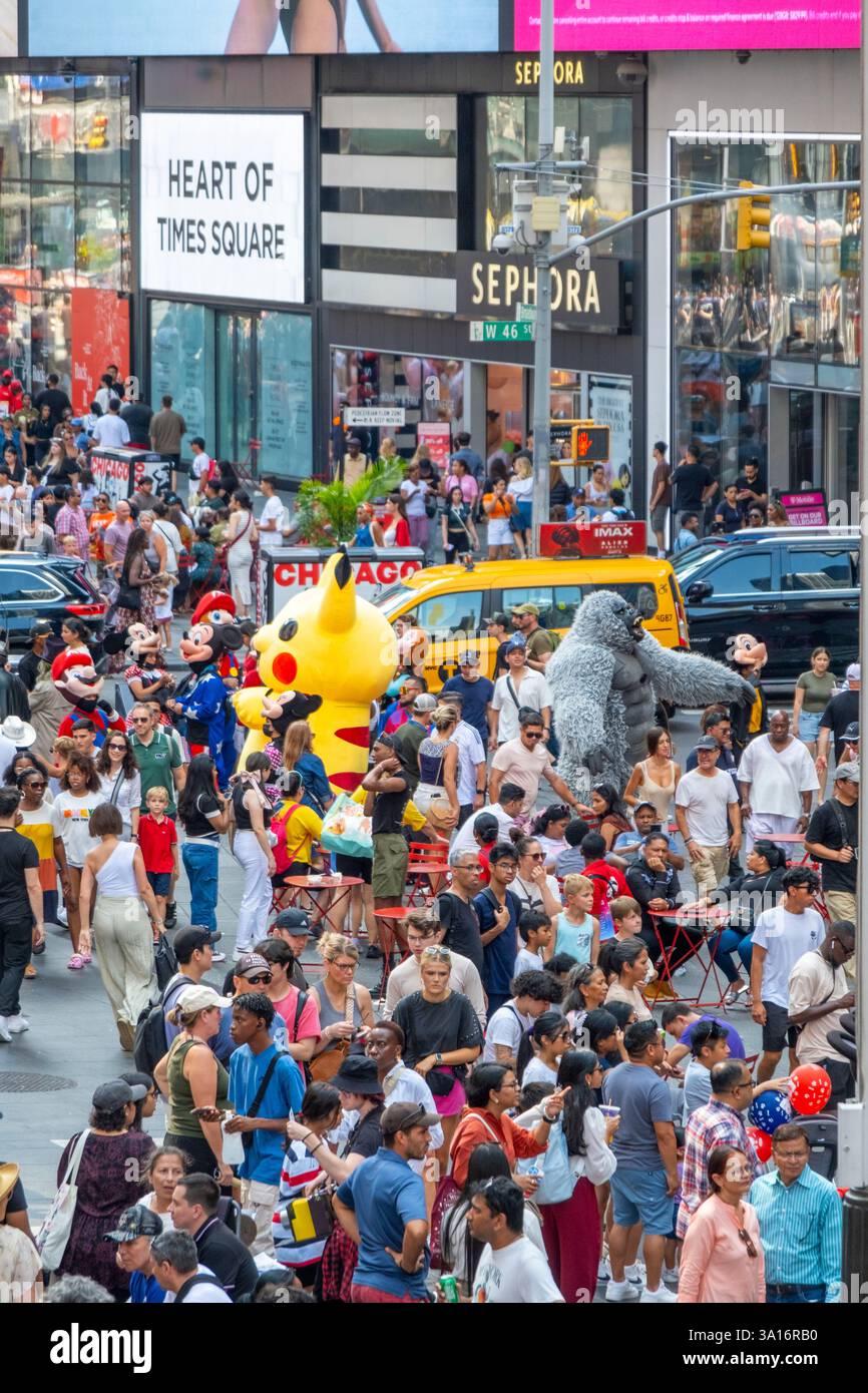 Usa, New York State, New York City, Manhattan, Midtown, Times Square Stockfoto