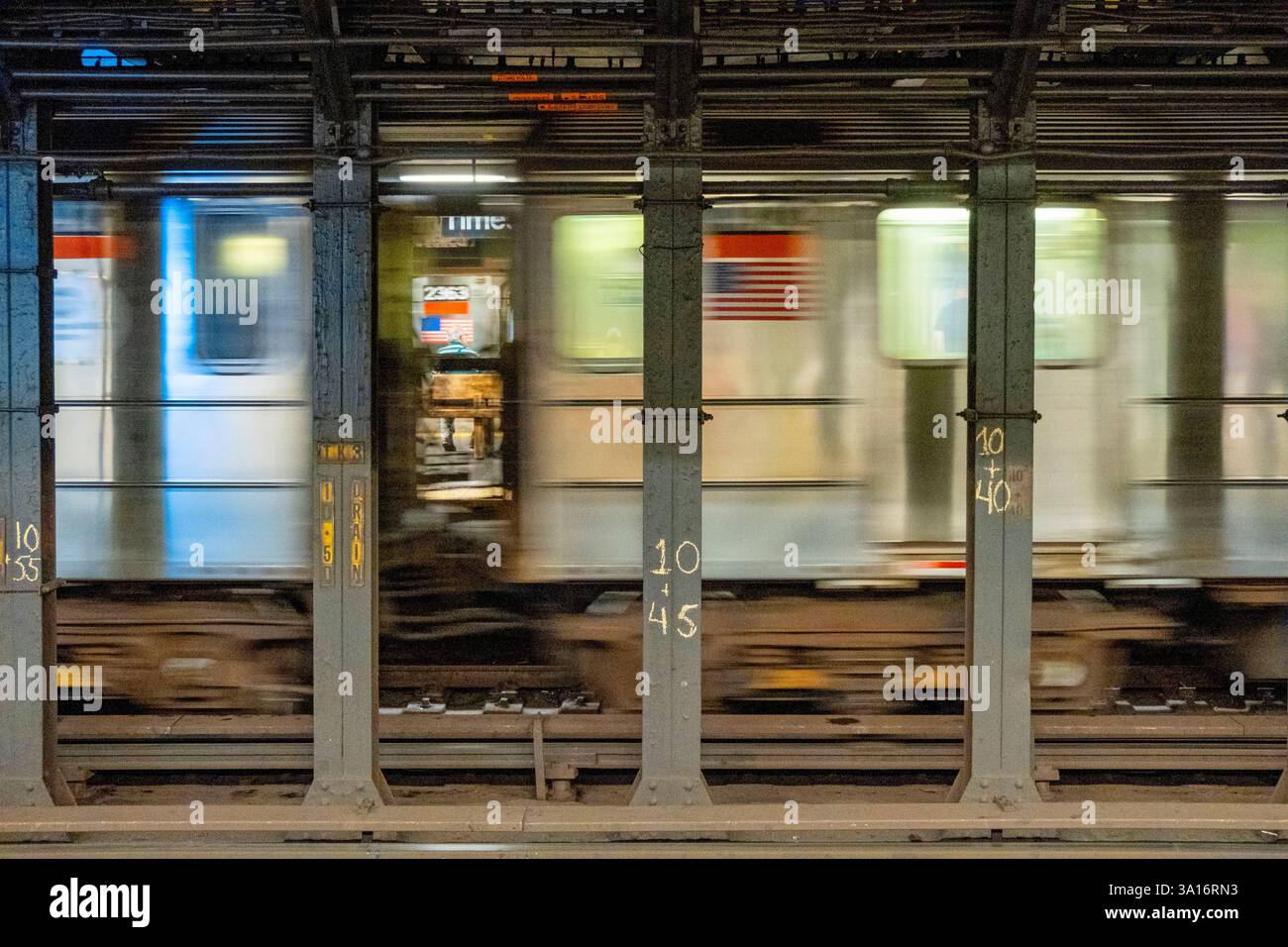 USA, New York State, New York City, Manhattan, Times Square U-Bahn-Station Stockfoto