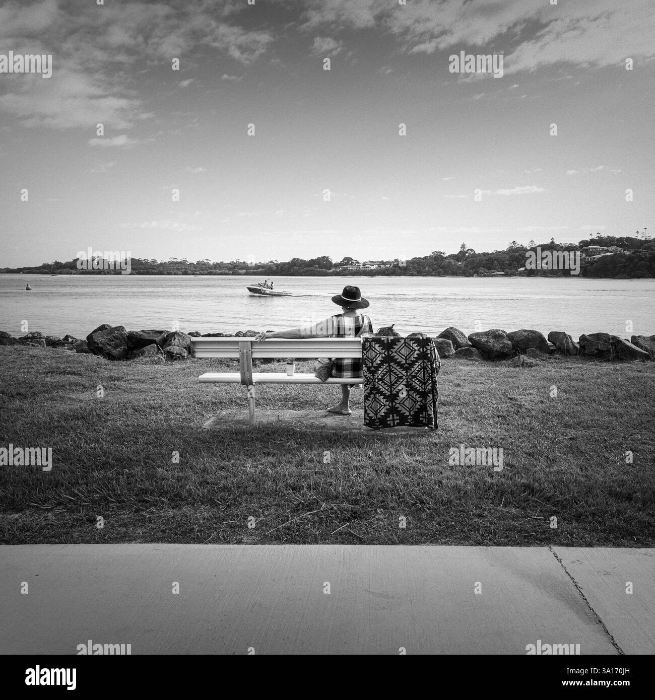Ballina Beach Urlaubsreise Stockfoto