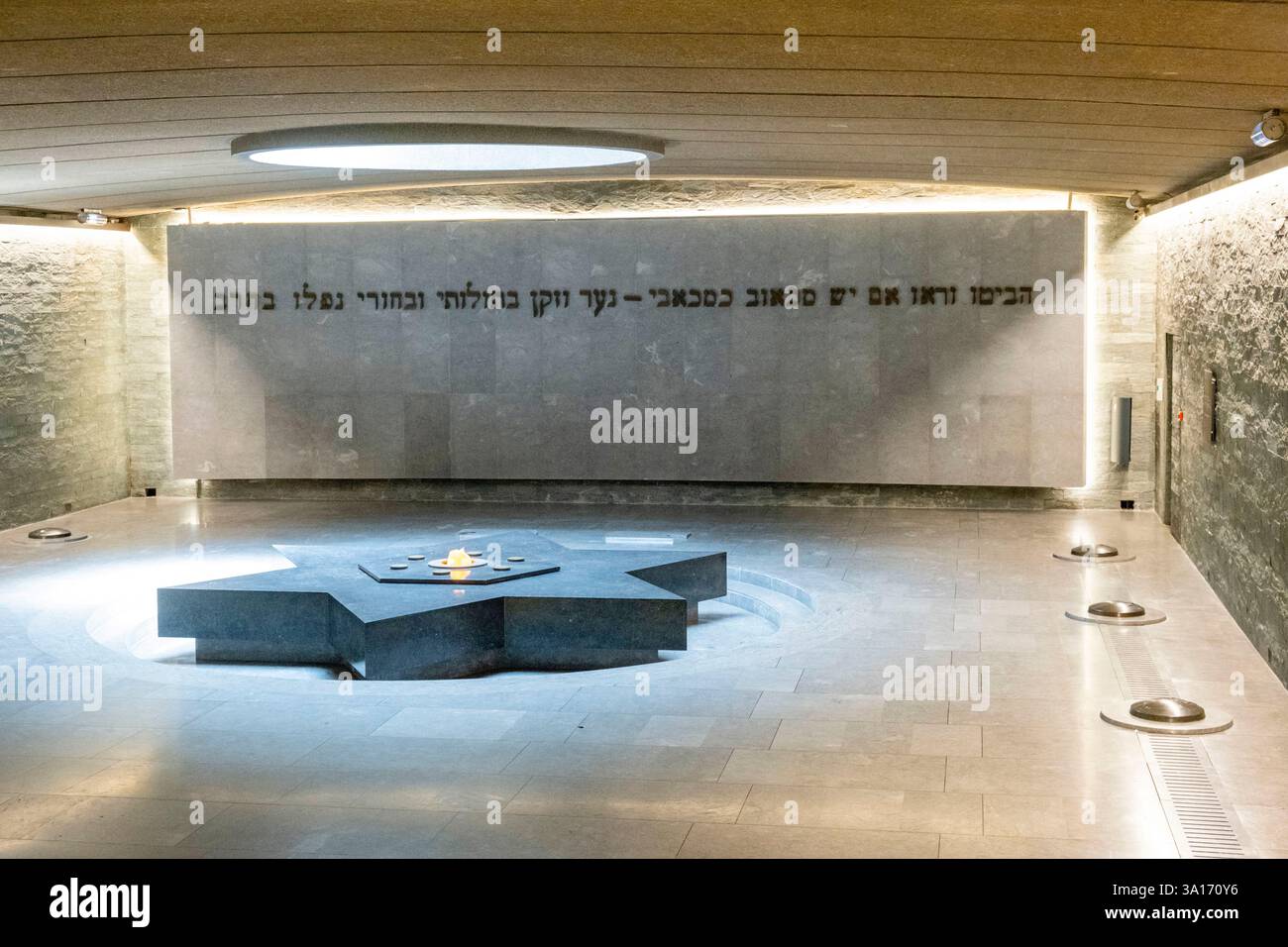 Frankreich, Paris, das Marais, das Shoah-Denkmal, die Krypta Stockfoto