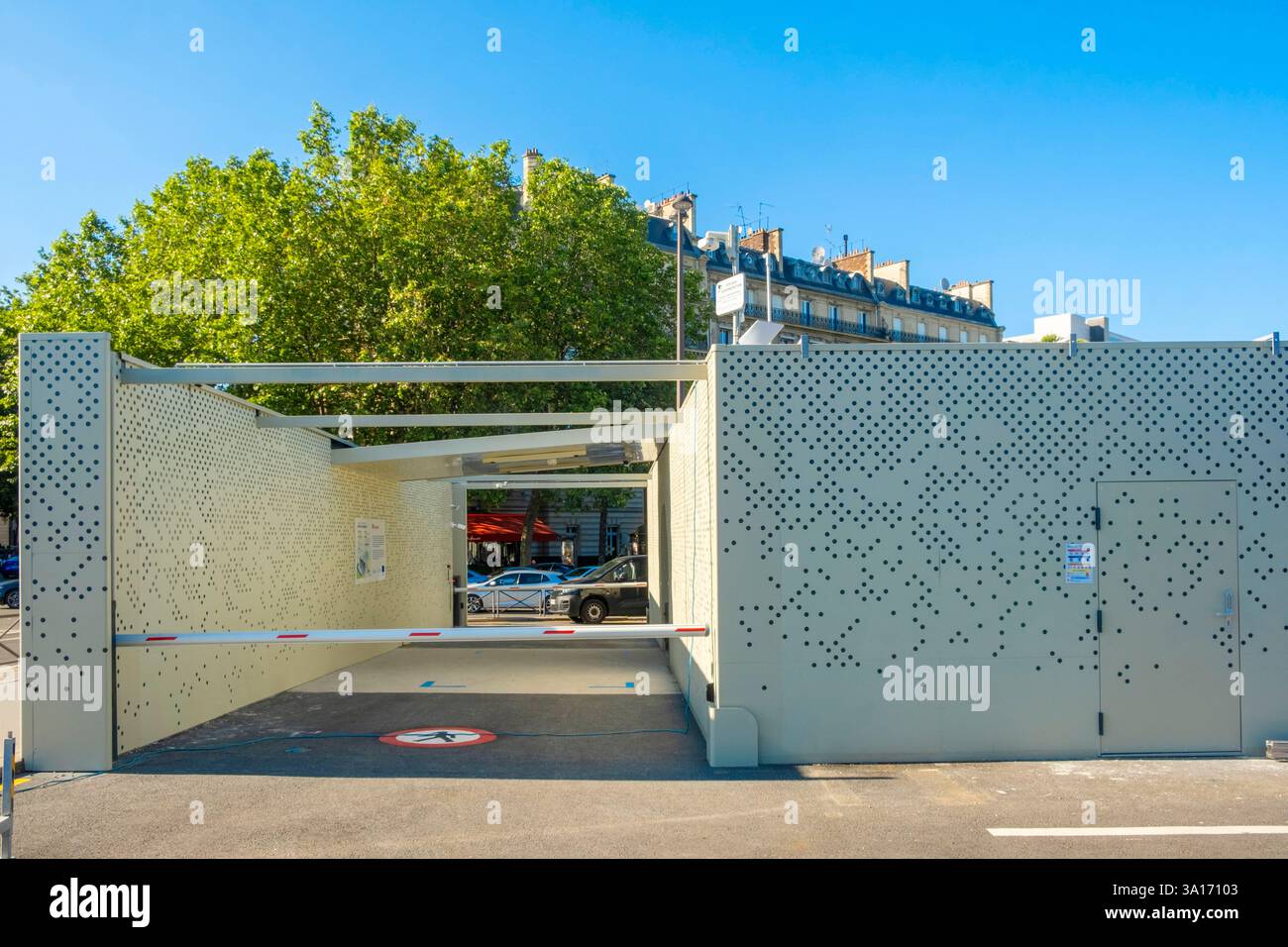 Frankreich, Paris, Wasserstofftankstelle Stockfoto