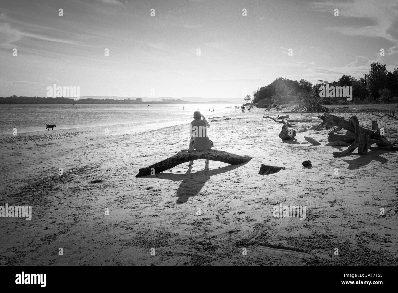 Ballina Beach Urlaubsreise Stockfoto