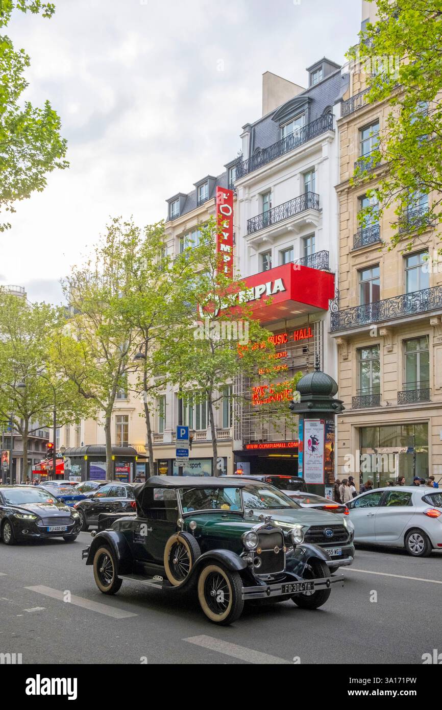 Frankreich, Paris, die Olympia-Halle Stockfoto