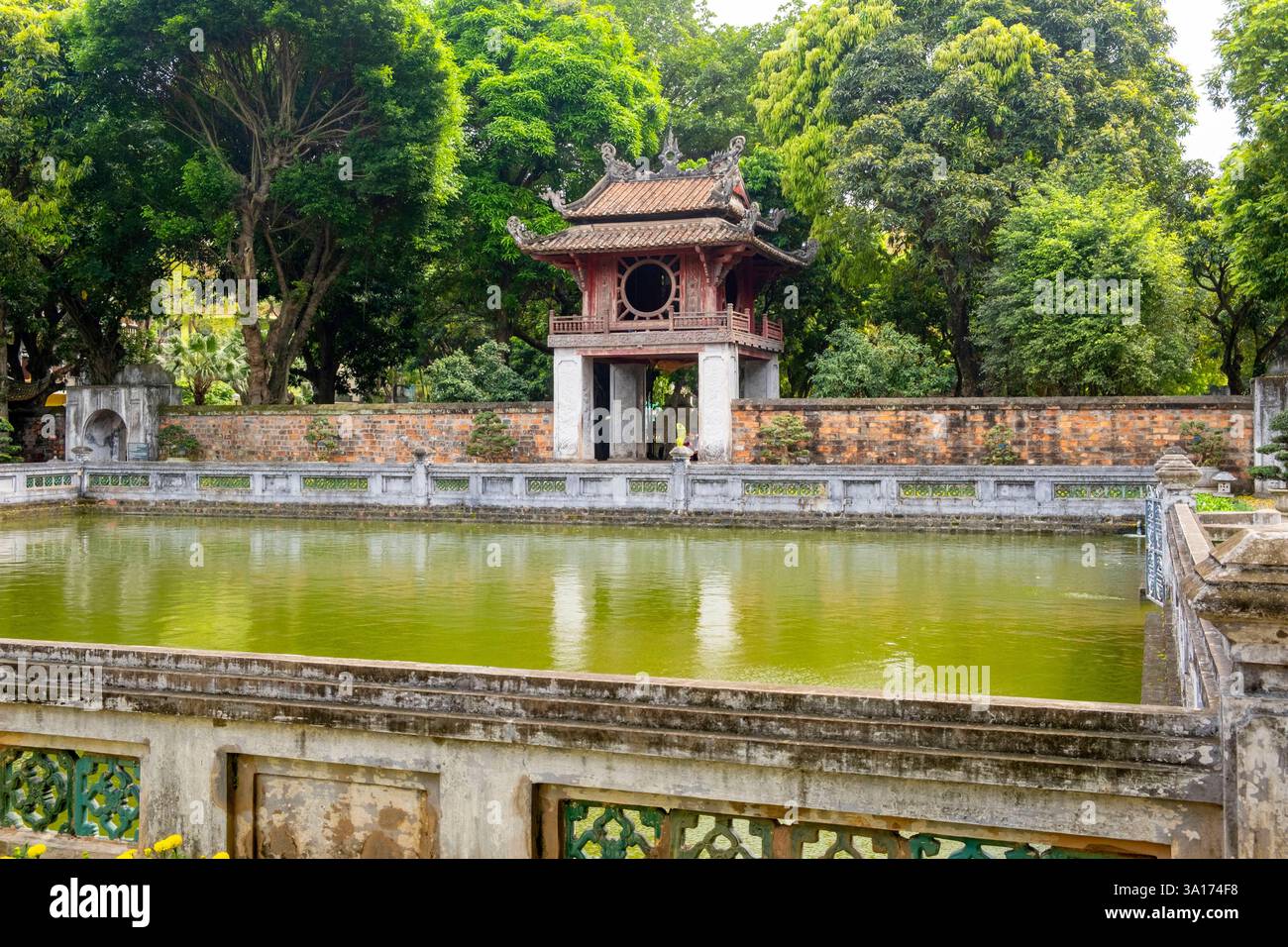 Vietnam, Hanoi, Stadtzentrum, der Tempel der Literatur Stockfoto
